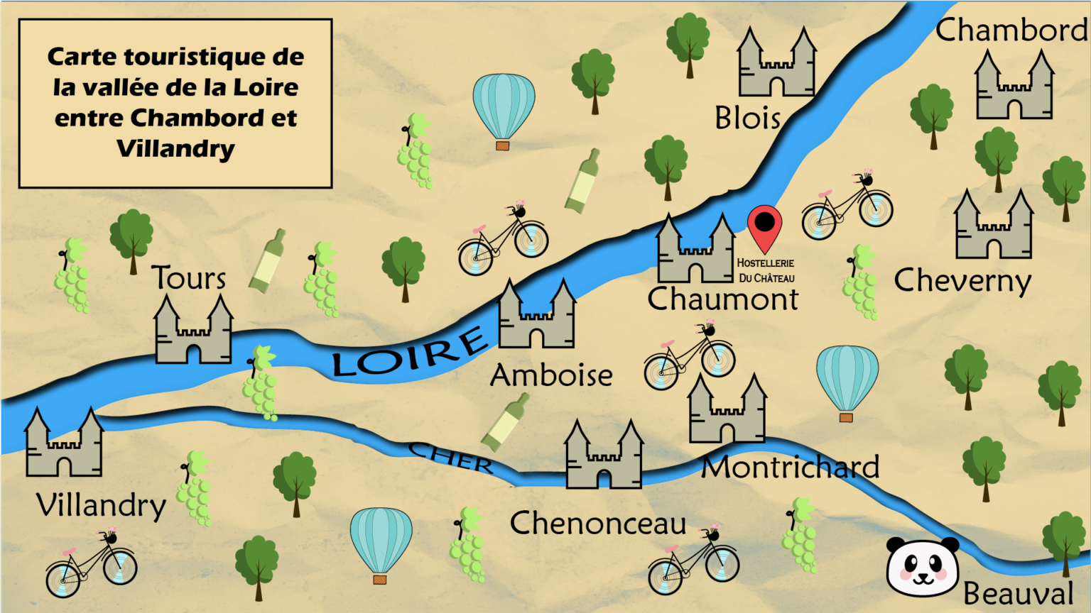 Carte Des Chateaux De La Loire Carte | My XXX Hot Girl